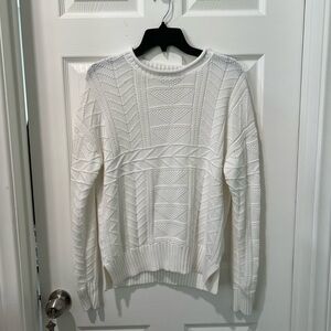 Polo Ralph Lauren White Knit Sweater